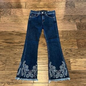Rag & Bone Jean 10 Inch Crop Flare Size 25